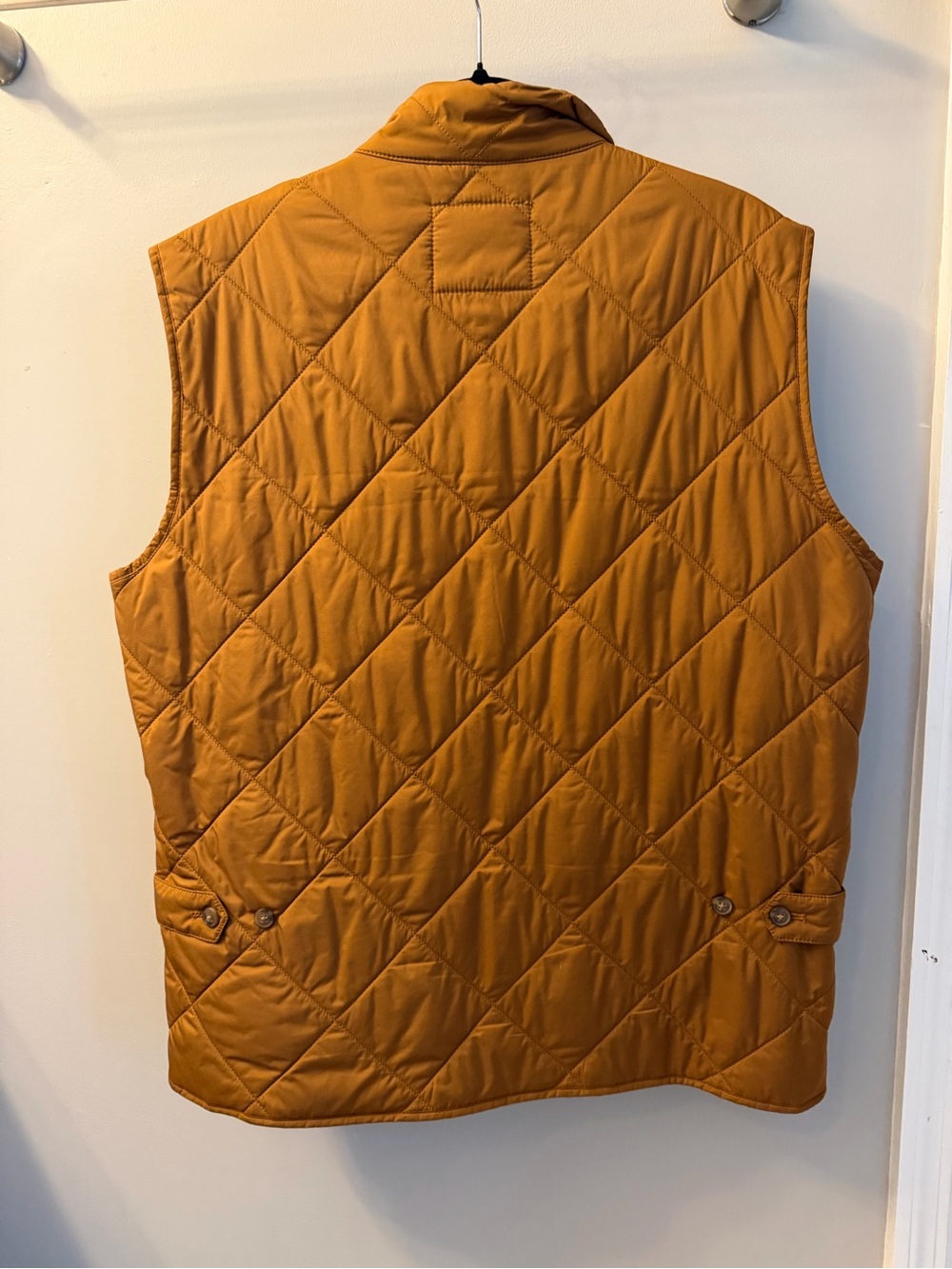 J. Crew Quilted Reversible Vest in Brown/Mustard - Picture 4 of 4